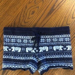 Womens sweater shorts size medium